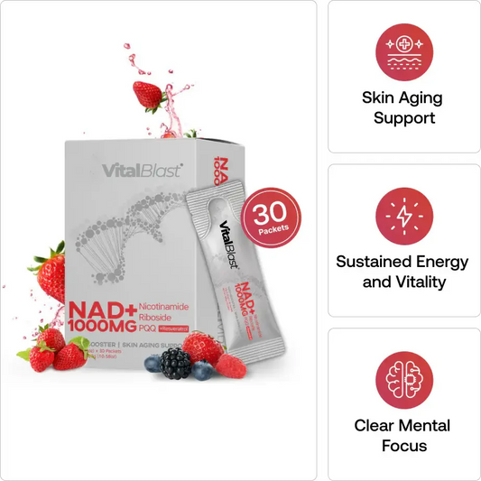 NAD+ Berry Flavor Drink Mix VitalBlast®